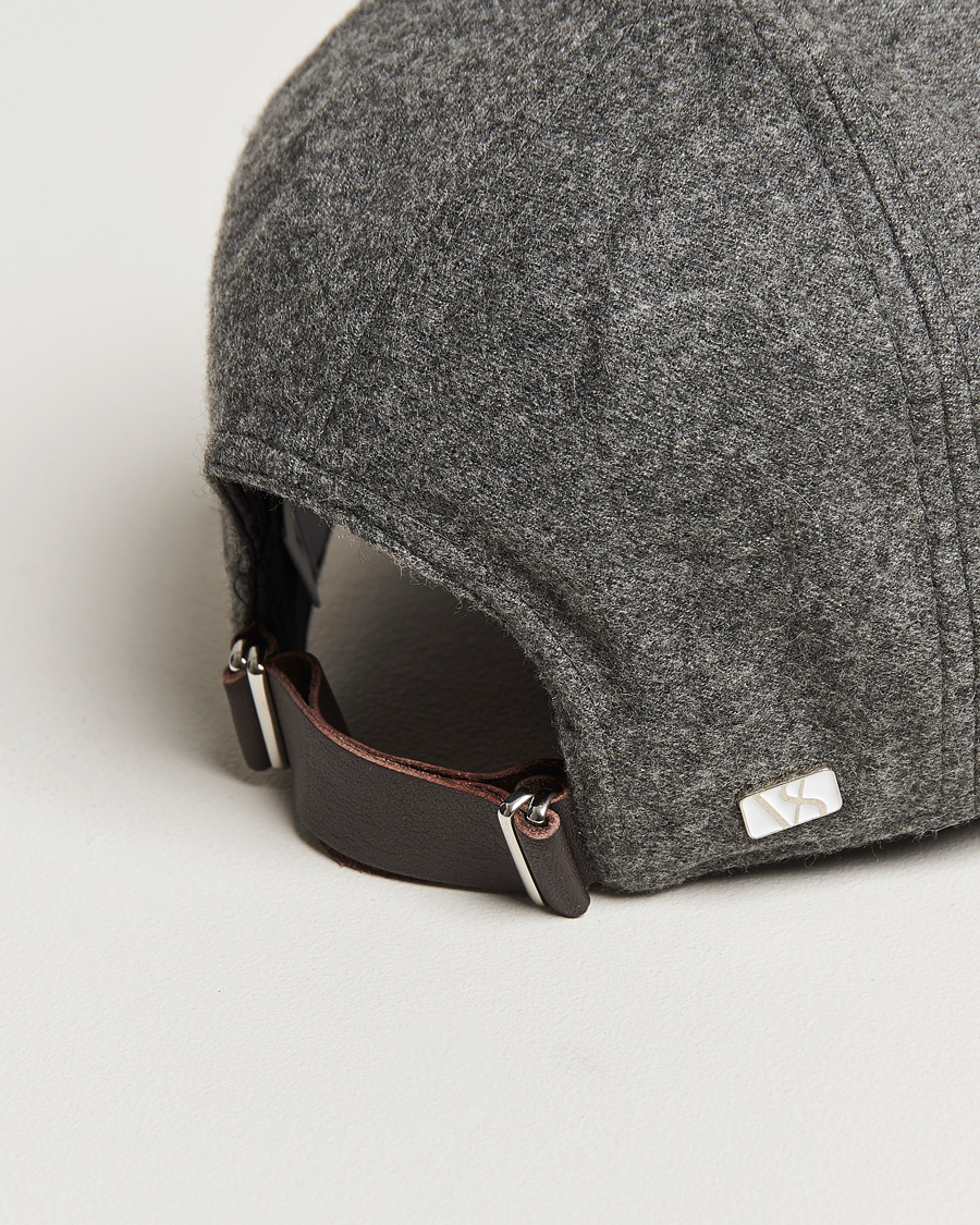 Hombres | Sombreros y gorras | Varsity Headwear | Cashmere Baseball Cap Flint Grey