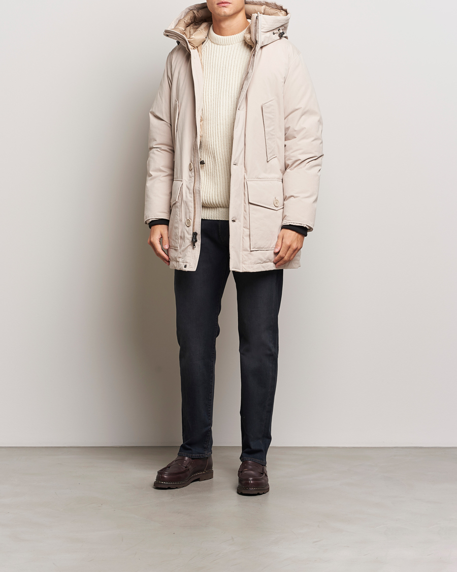 Hombres | Abrigos y chaquetas | Woolrich | Peached Cotton Arctic Parka Oxford Tan