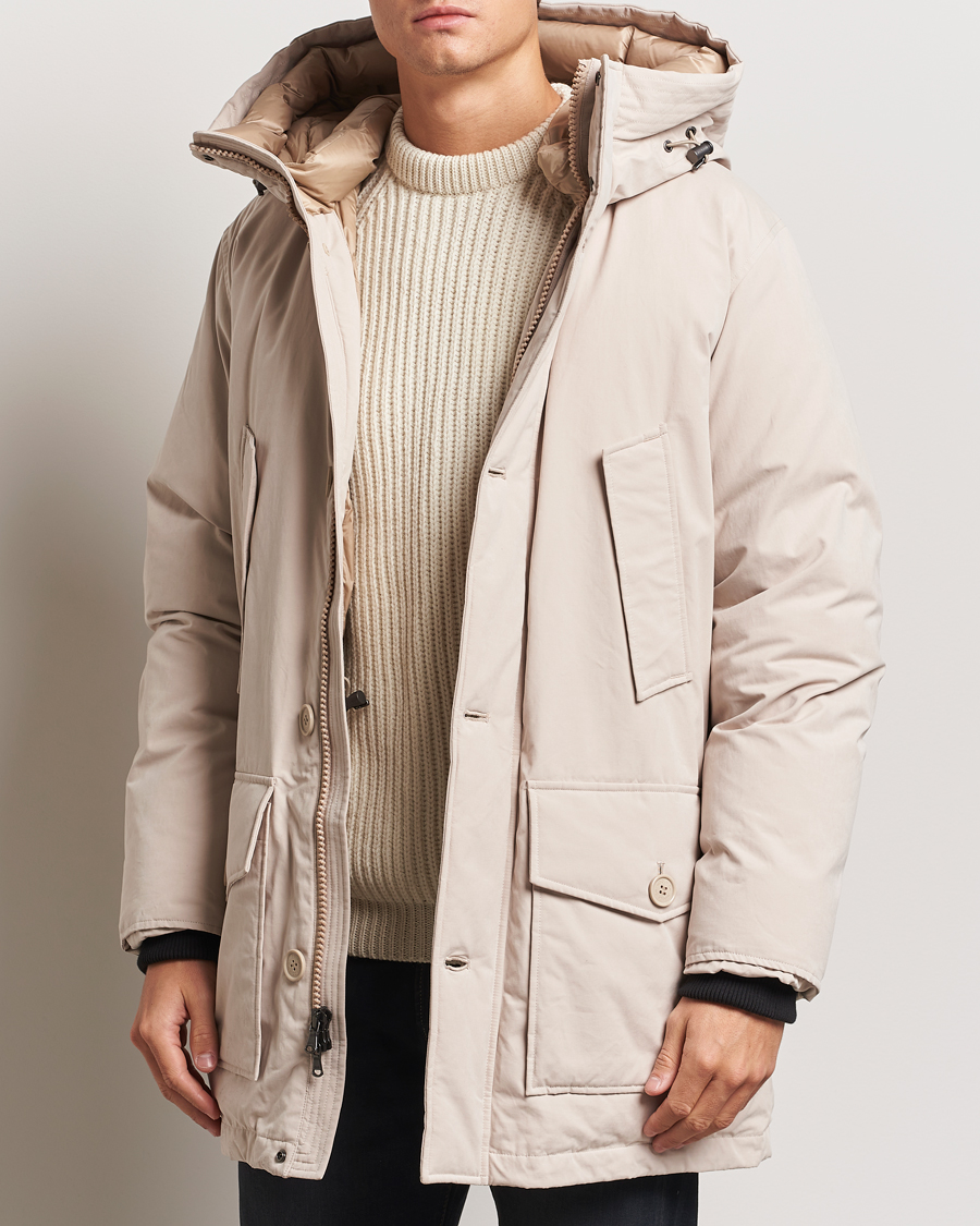 Hombres | Abrigos y chaquetas | Woolrich | Peached Cotton Arctic Parka Oxford Tan