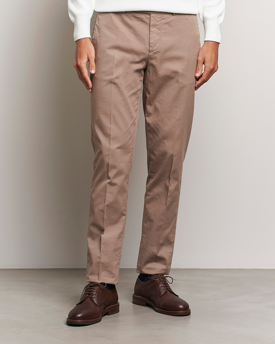 Hombres | Pantalones | Brunello Cucinelli | Slim Fit Chinos Khaki