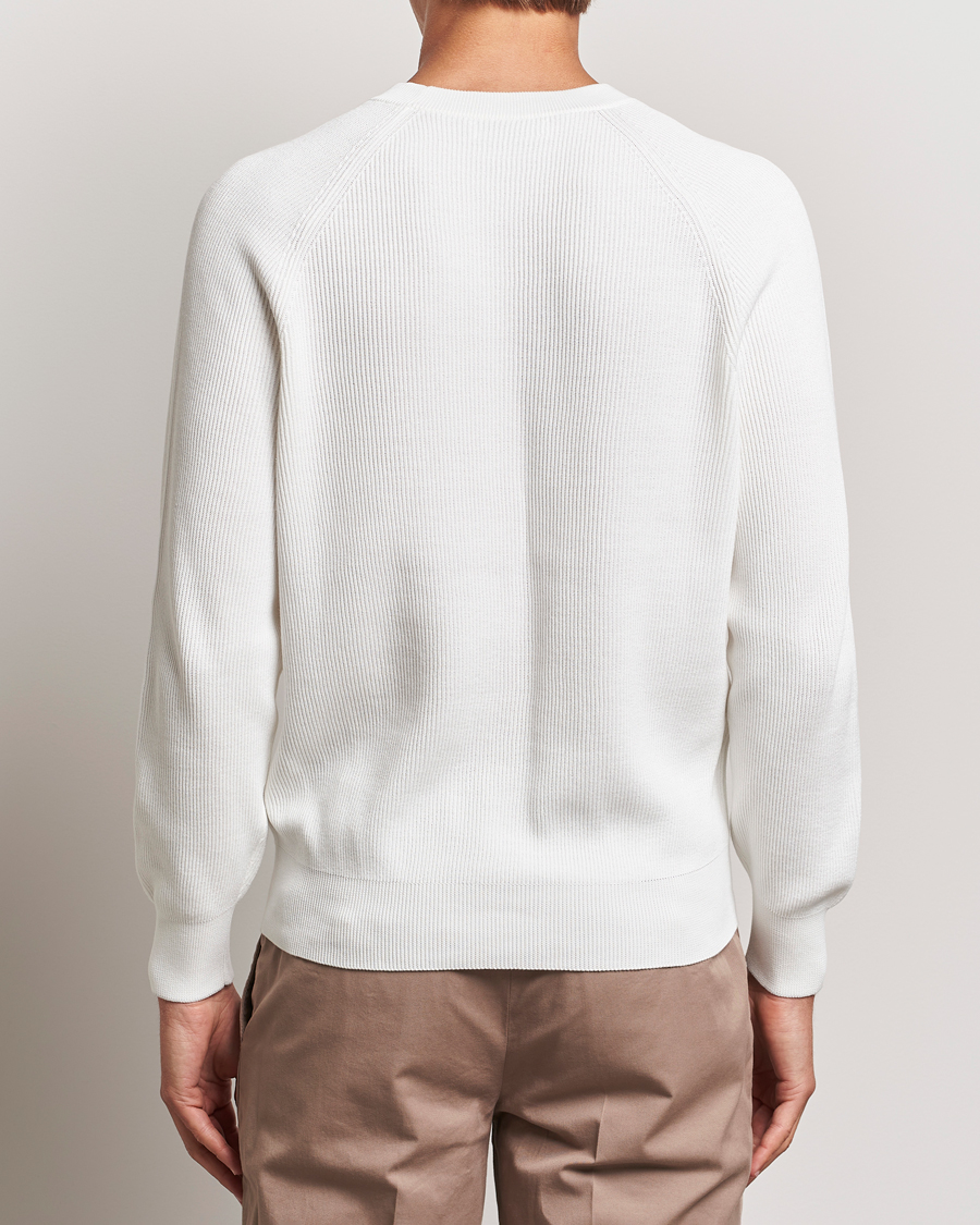 Hombres | Jerséis y prendas de punto | Brunello Cucinelli | Cotton Rib Crew Neck Panama