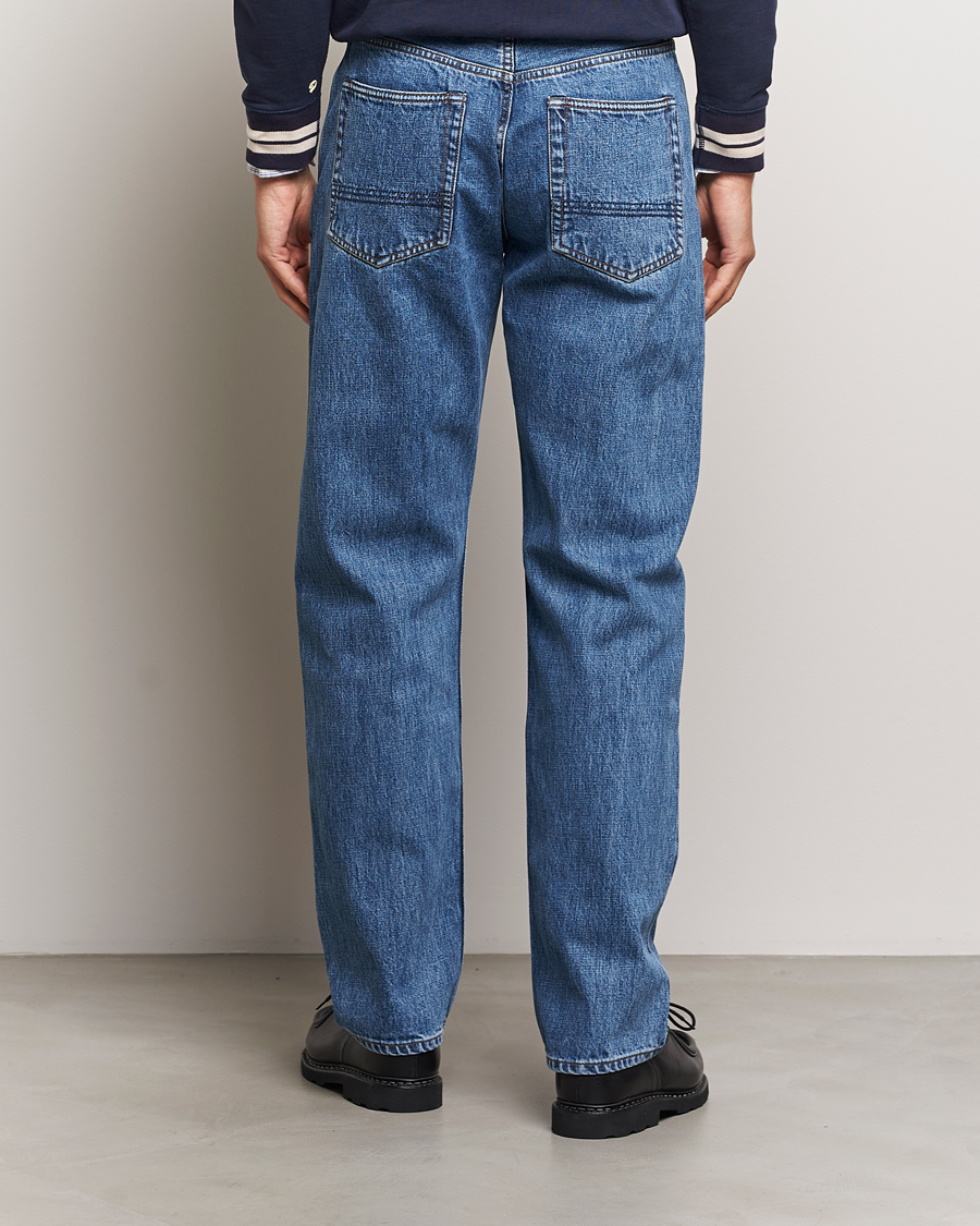 Hombres | Pantalones | Drake's | 5-Pocket Japanese Selvedge Jeans Bleach