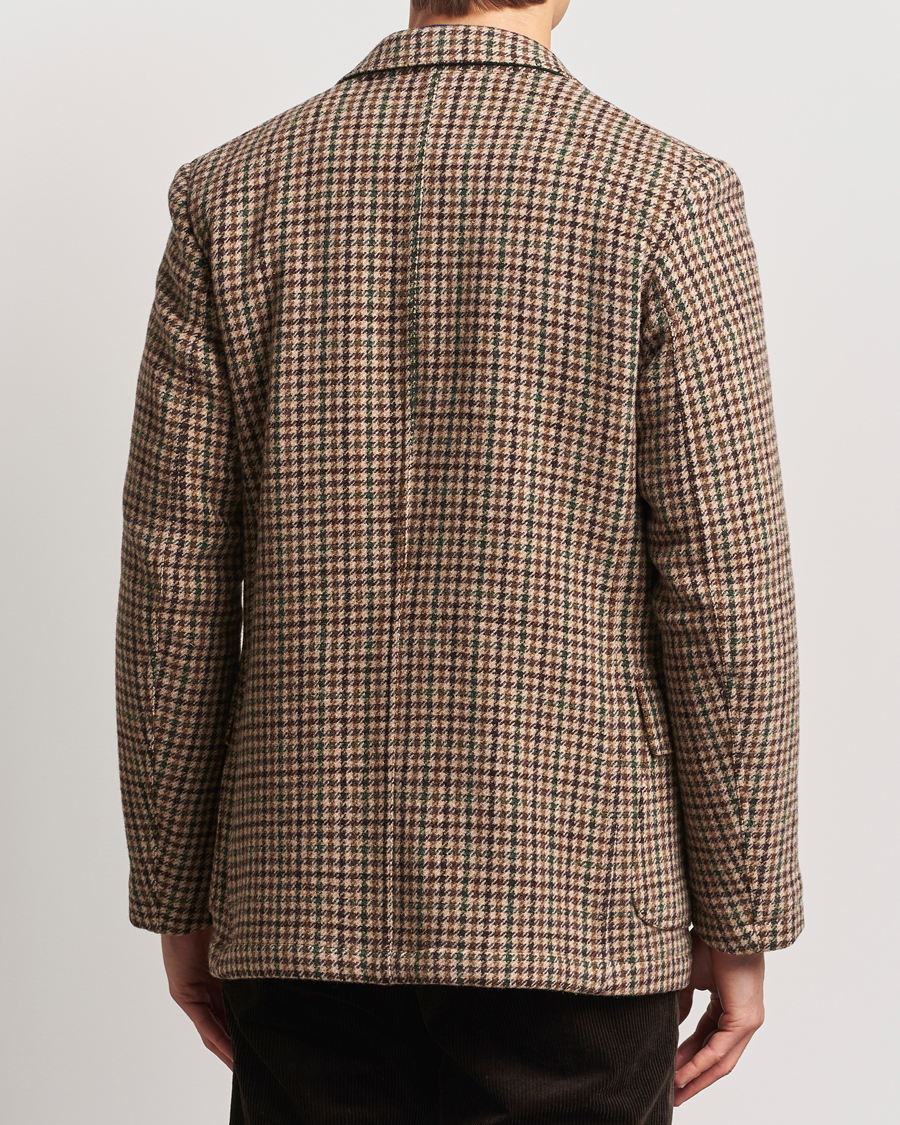 Hombres | Blazers | Drake's | MKVII Gun Check Tweed Blazer Brown