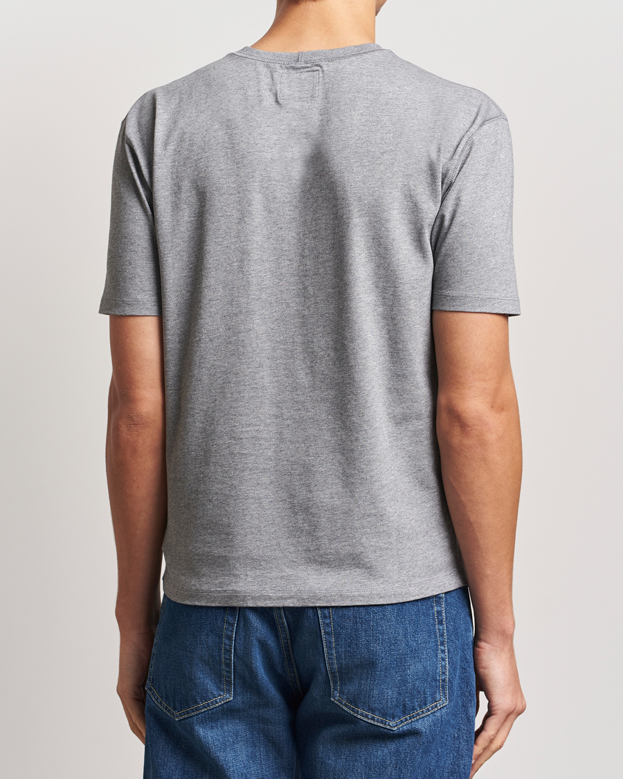 Hombres | Camisetas | Drake's | Short Sleeve Hiking T-Shirt Grey