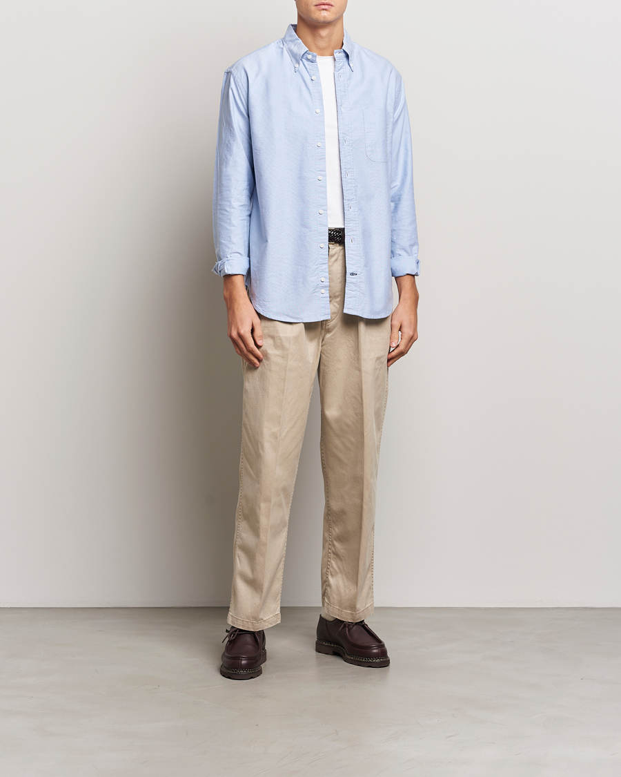 Hombres | Camisas | Gitman Vintage | Button Down Oxford Shirt Light Blue