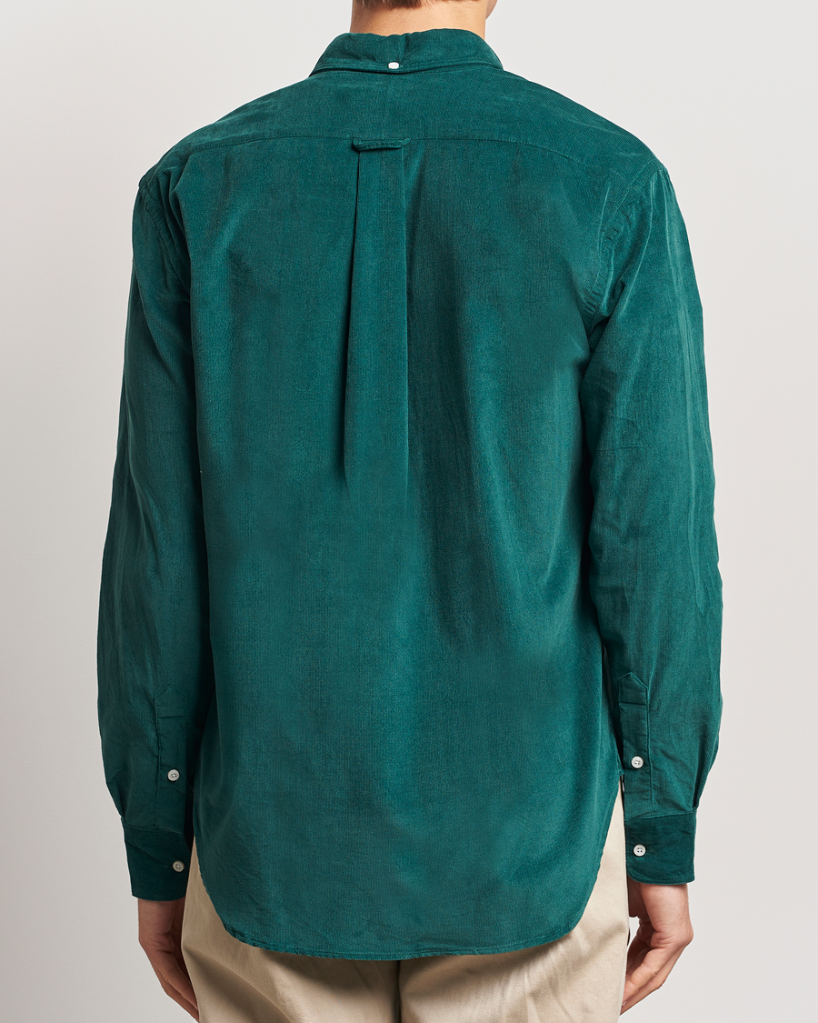 Hombres | Camisas | Gitman Vintage | Button Down Corduroy Shirt Emerald