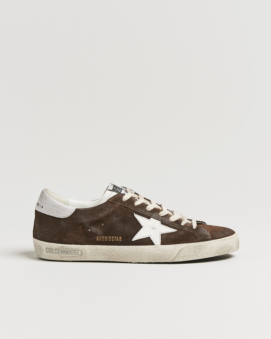 Hombres | Golden Goose Super-Star Sneakers Dark Brown | Golden Goose | Super-Star Sneakers Dark Brown