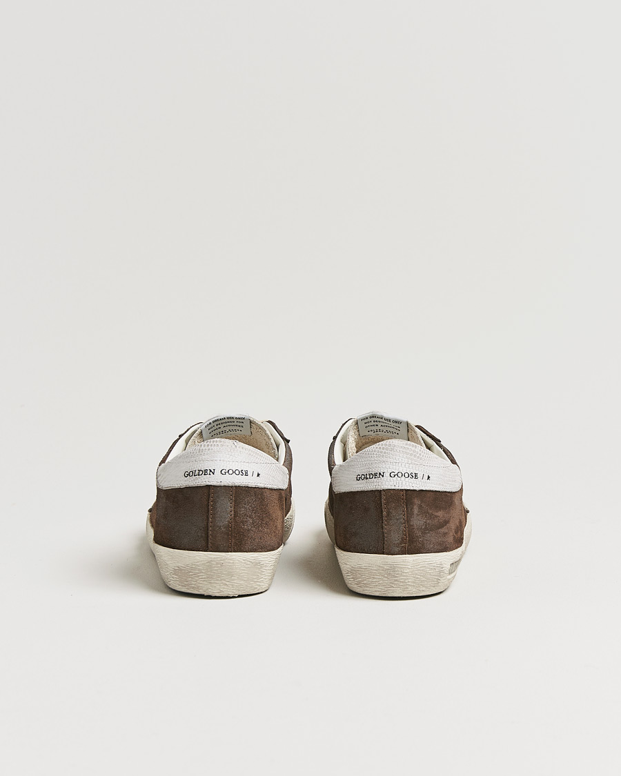 Hombres | Golden Goose Super-Star Sneakers Dark Brown | Golden Goose | Super-Star Sneakers Dark Brown