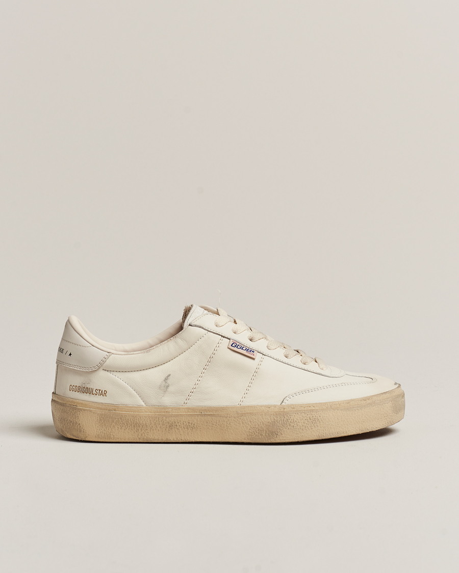 Hombres | Golden Goose Soul-Star Sneakers White | Golden Goose | Soul-Star Sneakers White