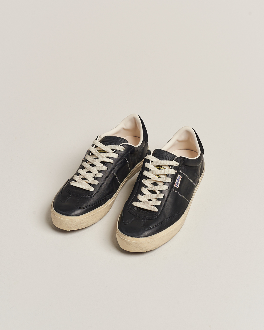 Hombres | Golden Goose Soul-Star Sneakers Black Calf | Golden Goose | Soul-Star Sneakers Black Calf