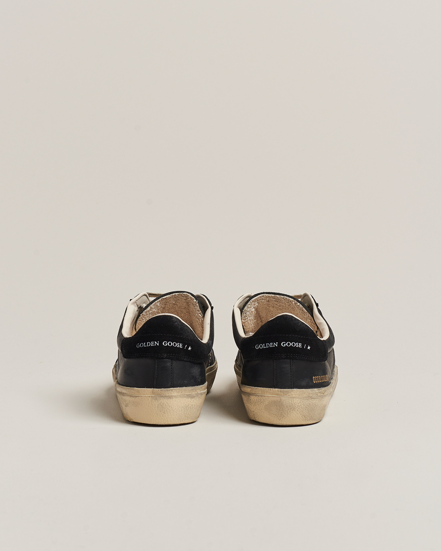 Hombres | Golden Goose Soul-Star Sneakers Black Calf | Golden Goose | Soul-Star Sneakers Black Calf
