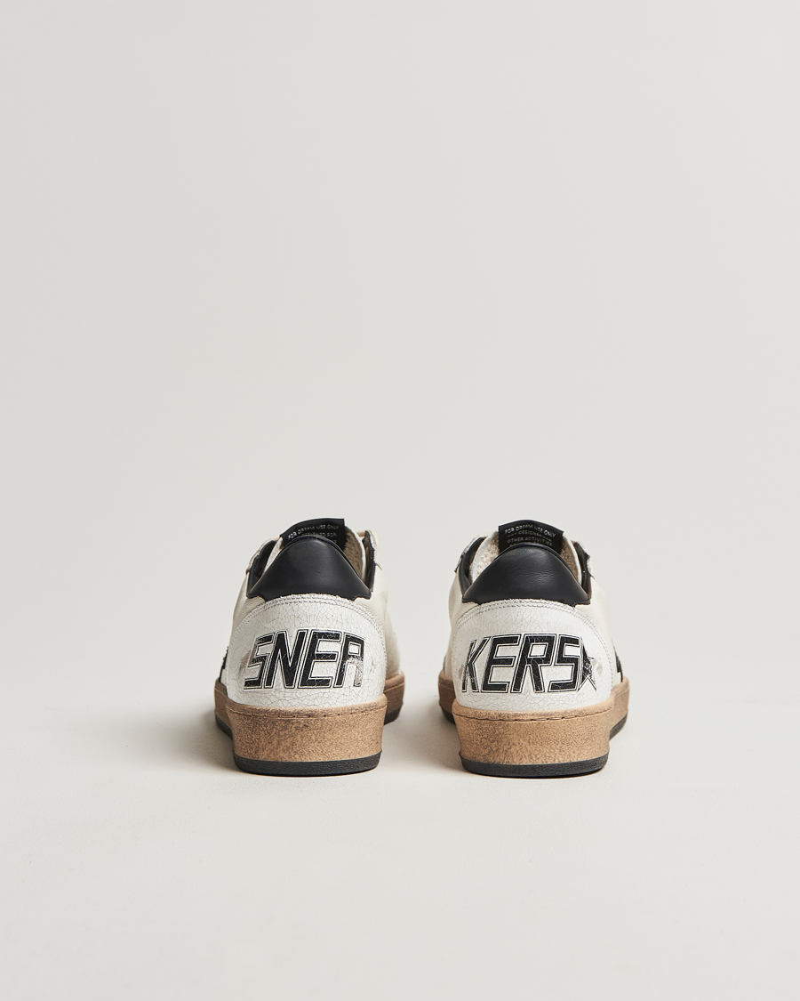 Hombres | Golden Goose Ball Star Sneakers White/Black | Golden Goose | Ball Star Sneakers White/Black