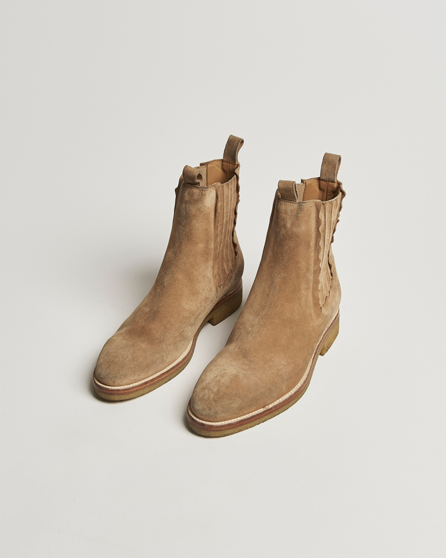 Hombres | Golden Goose Chelsea Boots Beige Suede | Golden Goose | Chelsea Boots Beige Suede