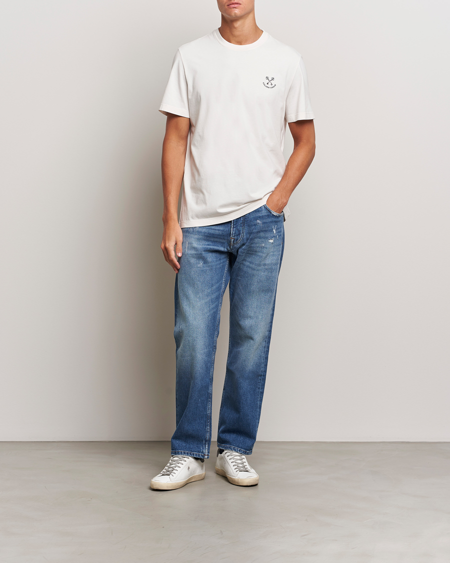 Hombres | Camisetas | Golden Goose | Journey Short Sleeve T-Shirt Heritage White