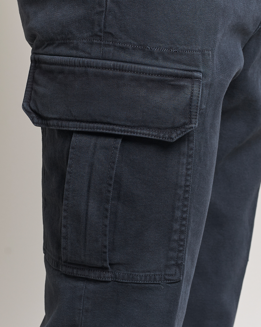Hombres | Pantalones | Incotex | Slim Fit Cargo Pants Navy