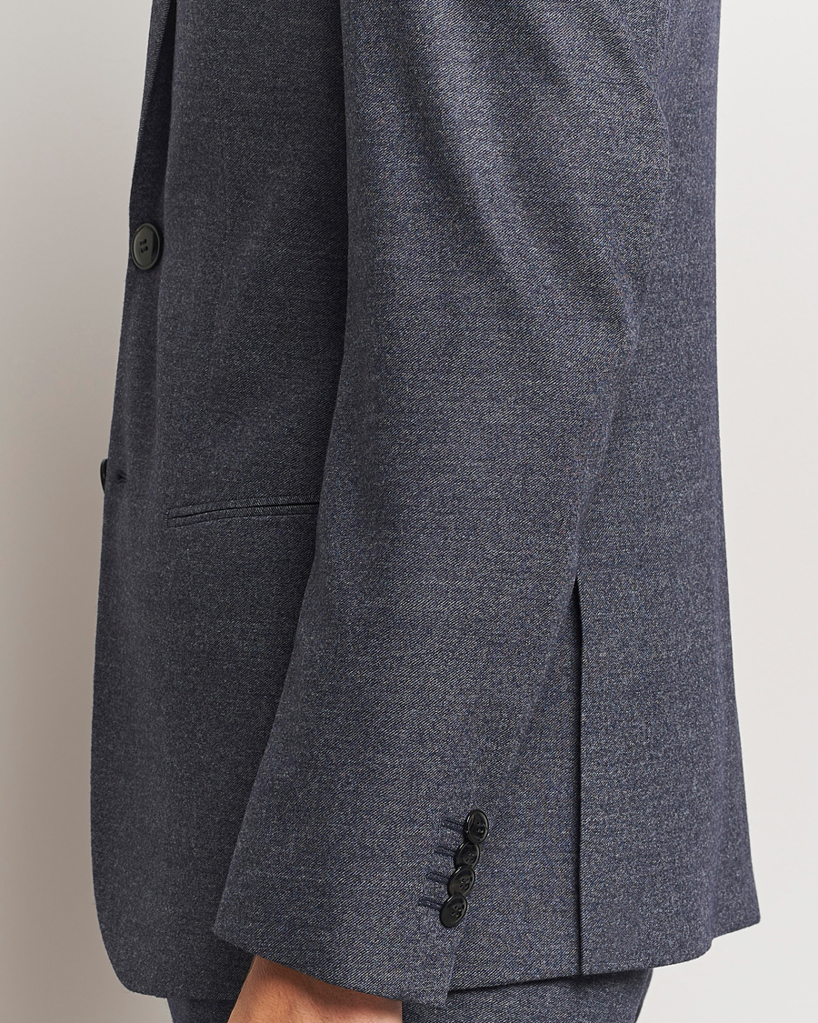 Hombres | Trajes | Giorgio Armani | Soho Wool/Cashmere Flannel Suit Navy Melange