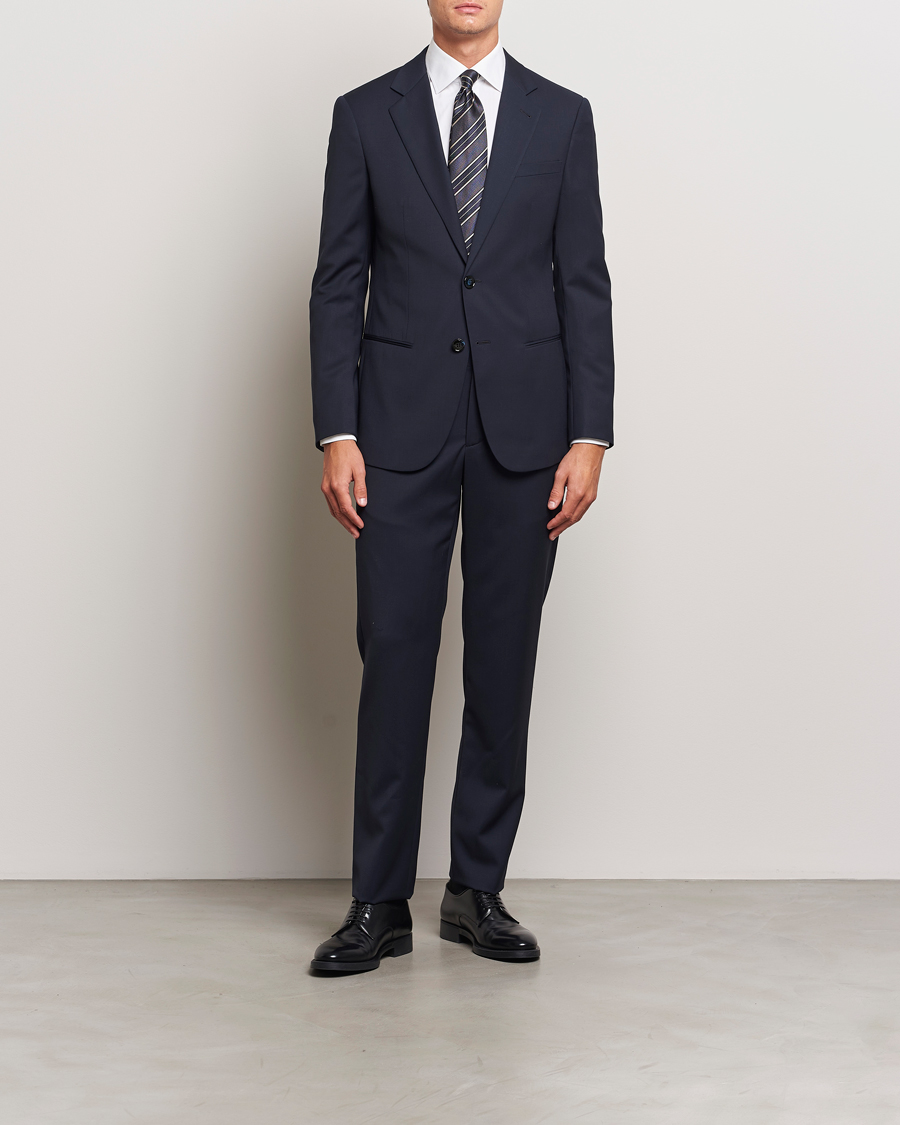 Hombres | Trajes | Giorgio Armani | Soho Virgin Wool Suit Navy