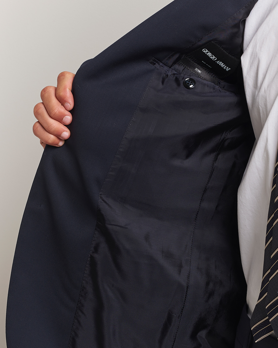 Hombres | Trajes | Giorgio Armani | Soho Virgin Wool Suit Navy