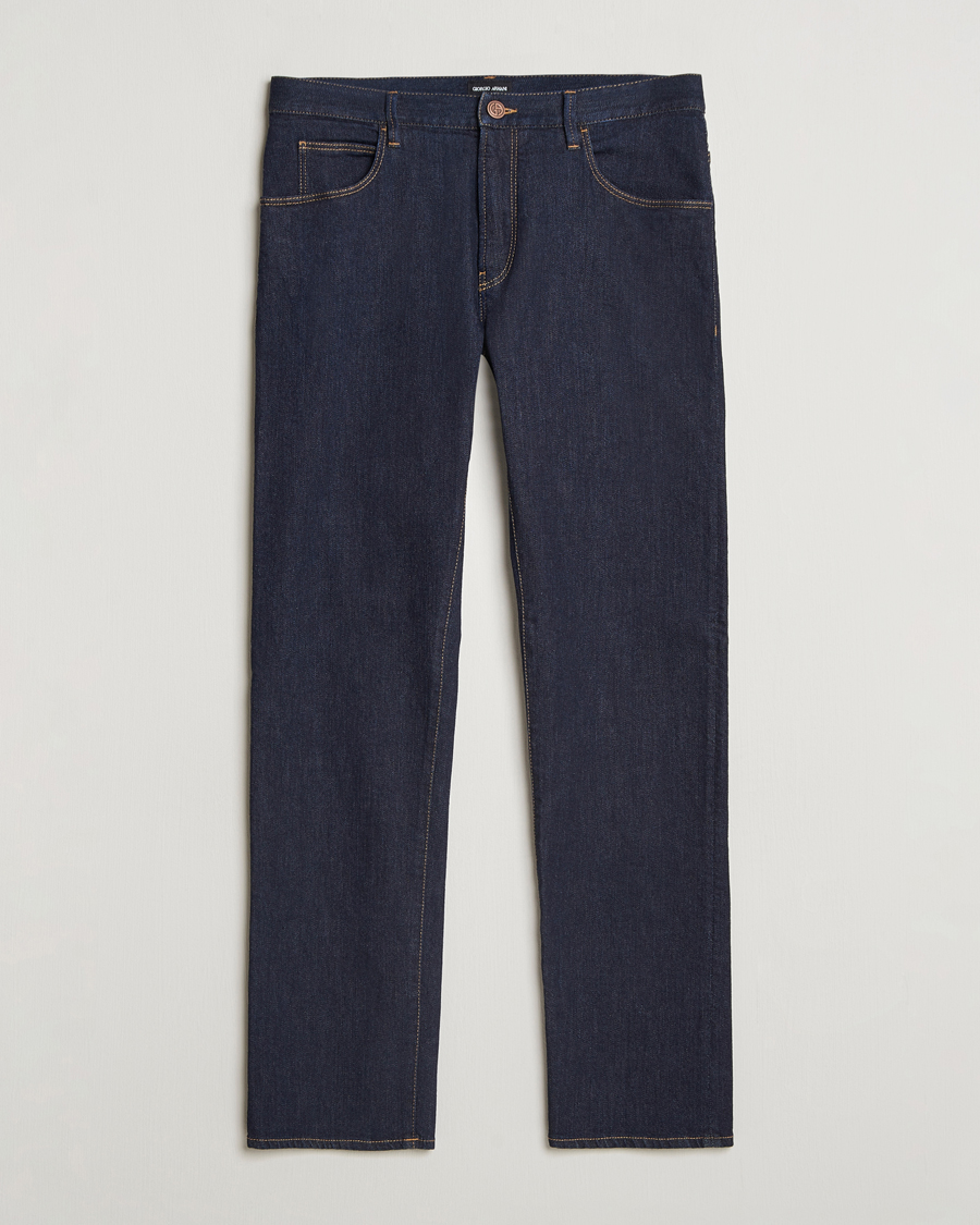 Hombres | Vaqueros | Giorgio Armani | 5-Pocket Denim Pants Dark Indigo