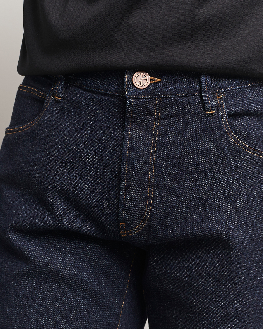 Hombres | Vaqueros | Giorgio Armani | 5-Pocket Denim Pants Dark Indigo