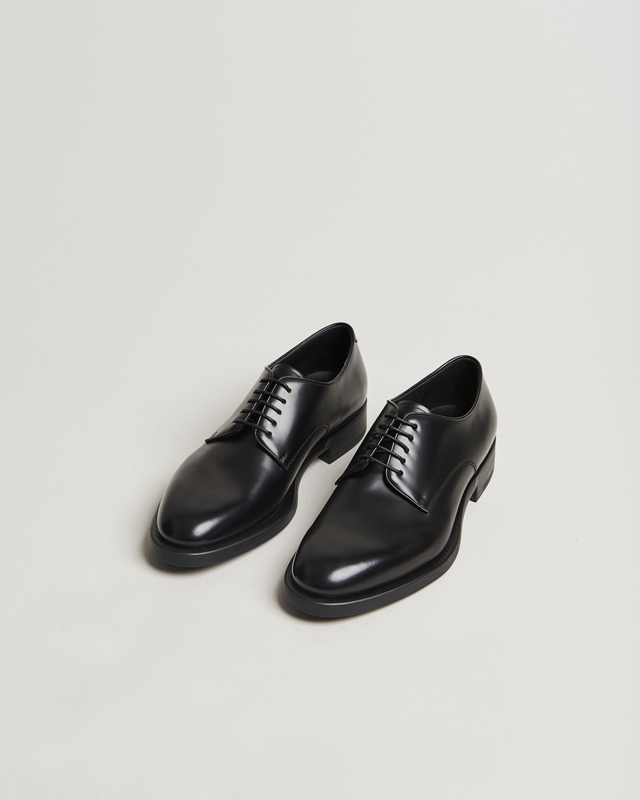 Hombres | Giorgio Armani Lace Up Derby Shoes Black Calf | Giorgio Armani | Lace Up Derby Shoes Black Calf
