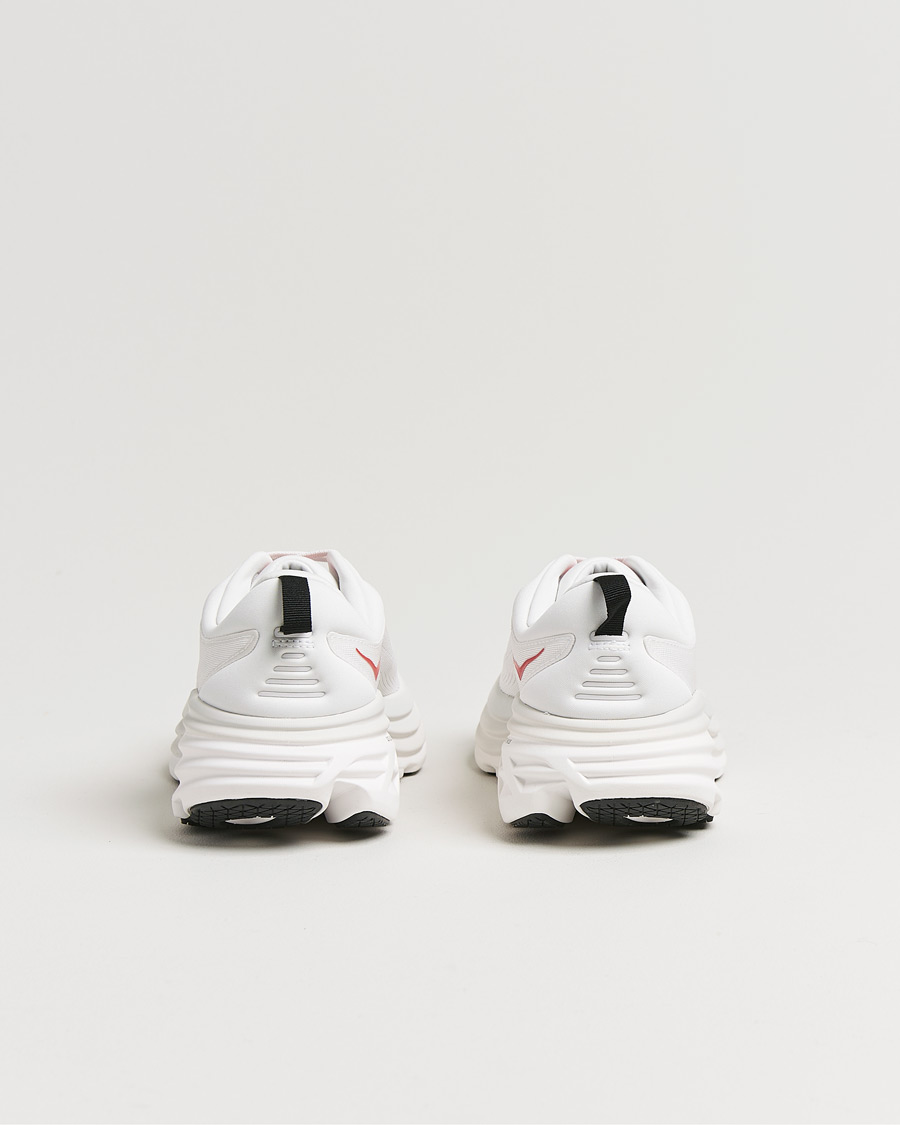 Hombres | Hoka Bondi 8 White/Vermillion | Hoka | Bondi 8 White/Vermillion