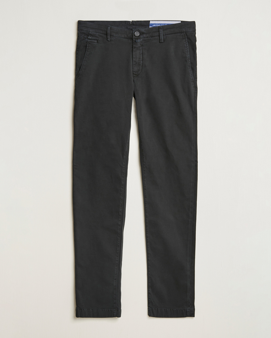 Hombres | Pantalones | Jacob Cohën | Bobby Cotton Chinos Black