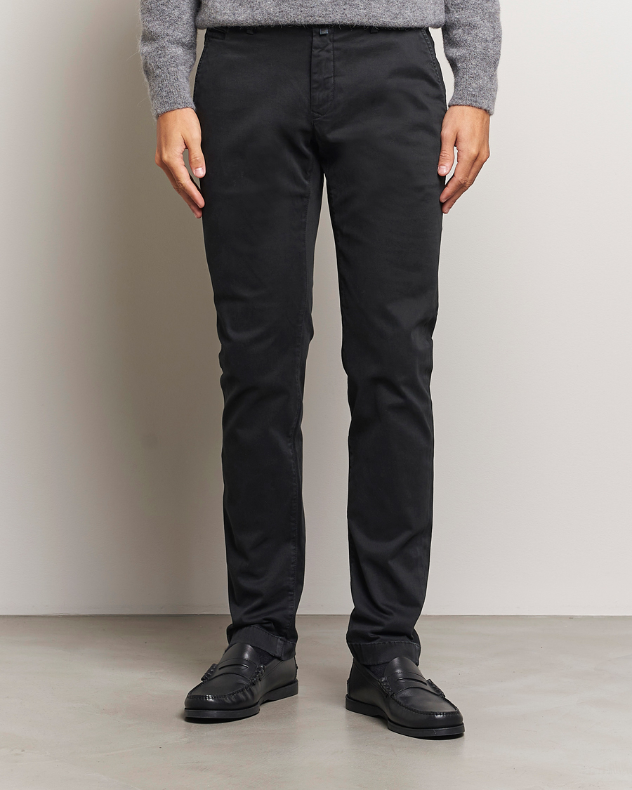 Hombres | Pantalones | Jacob Cohën | Bobby Cotton Chinos Black