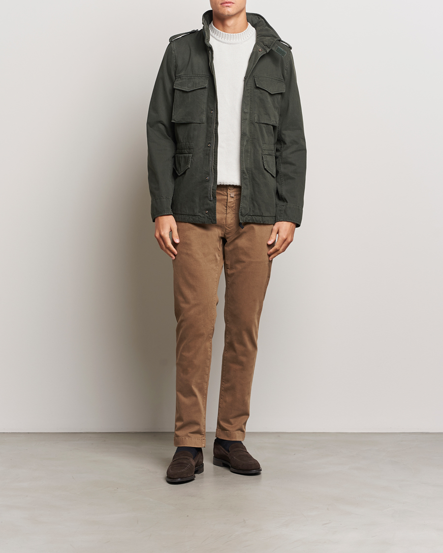 Hombres | Pantalones | Jacob Cohën | Bobby Cotton Chinos Beige