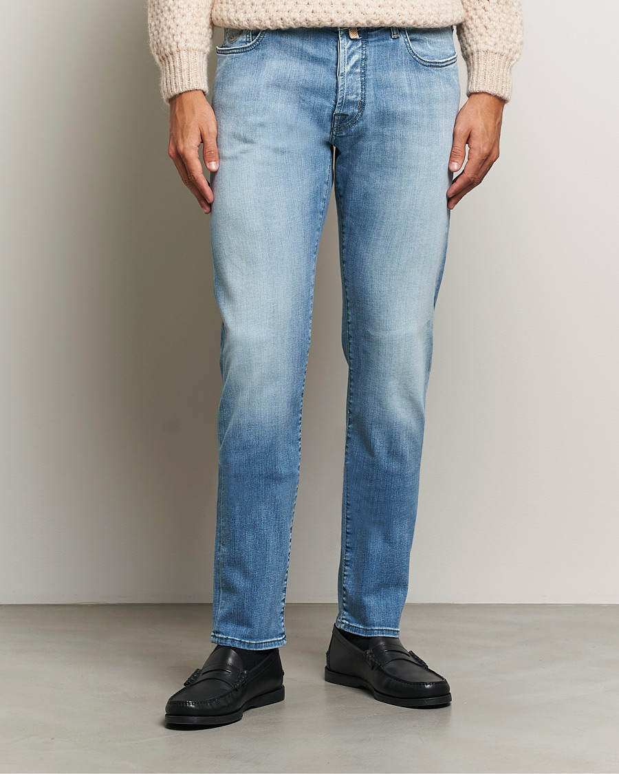 Hombres | Vaqueros | Jacob Cohën | Bard Slim Fit Streatch Jeans Light Blue