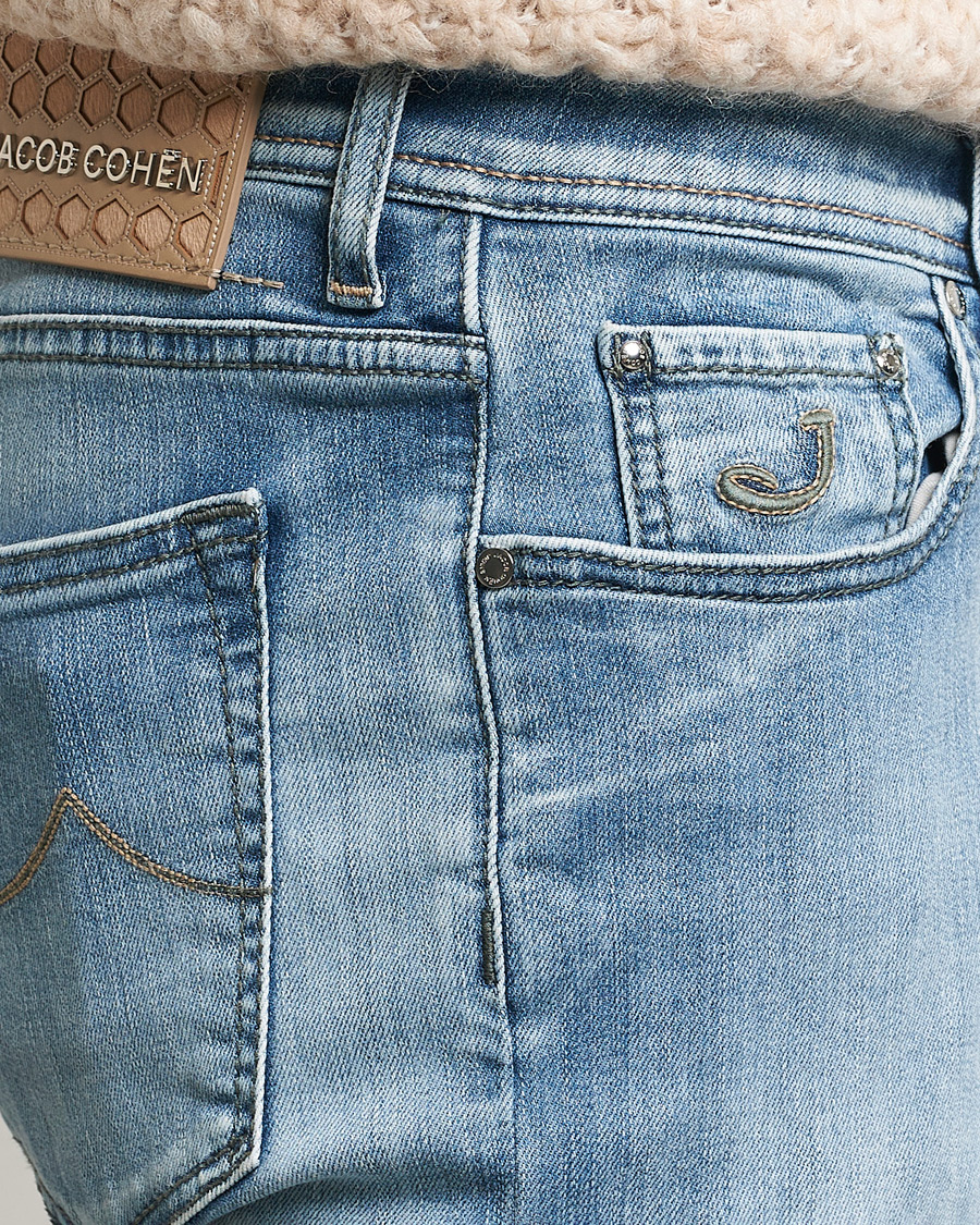 Hombres | Vaqueros | Jacob Cohën | Bard Slim Fit Streatch Jeans Light Blue
