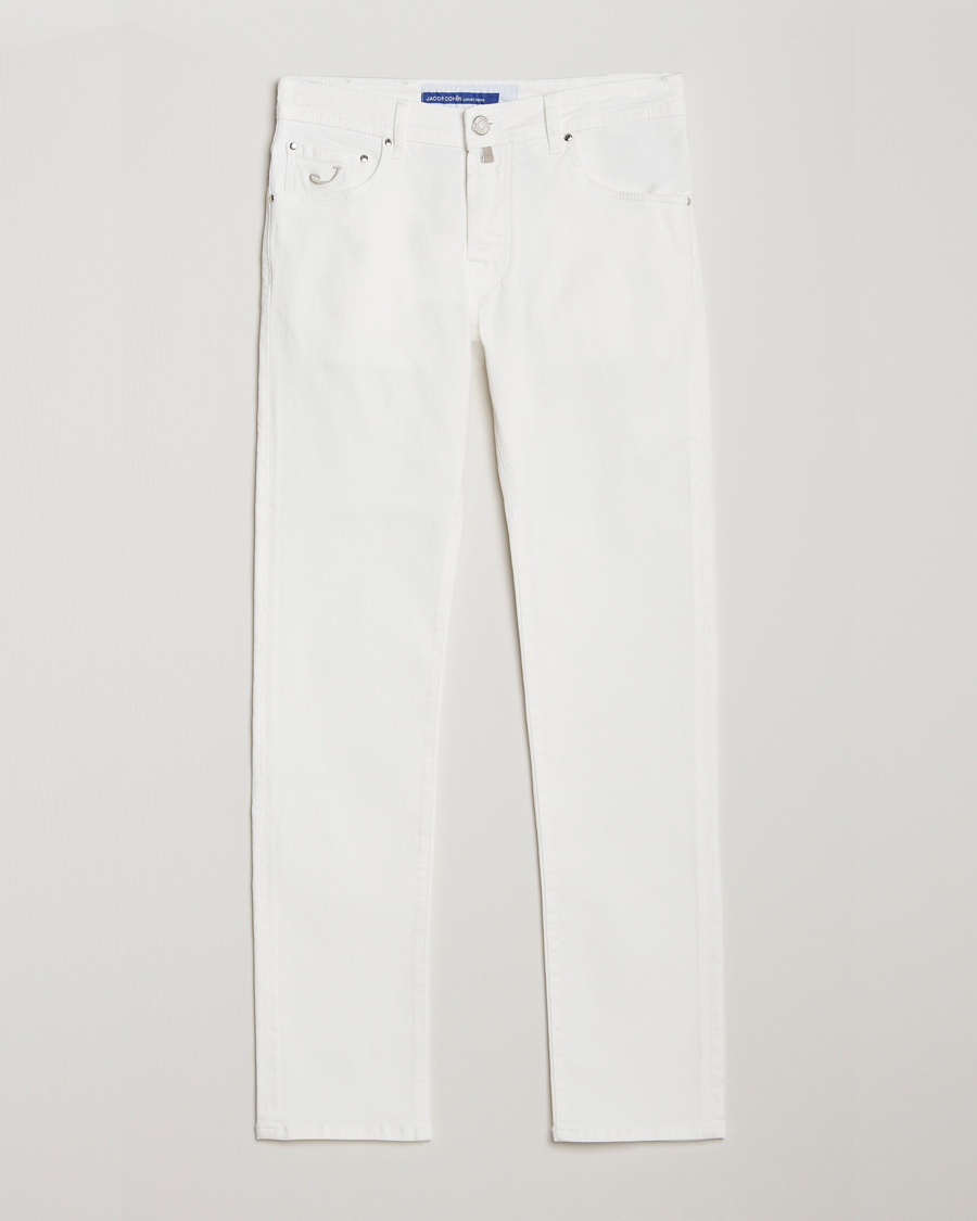 Hombres | Vaqueros | Jacob Cohën | Nick Slim Fit Streatch Jeans White