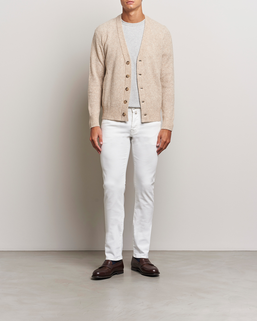 Hombres | Vaqueros | Jacob Cohën | Nick Slim Fit Streatch Jeans White