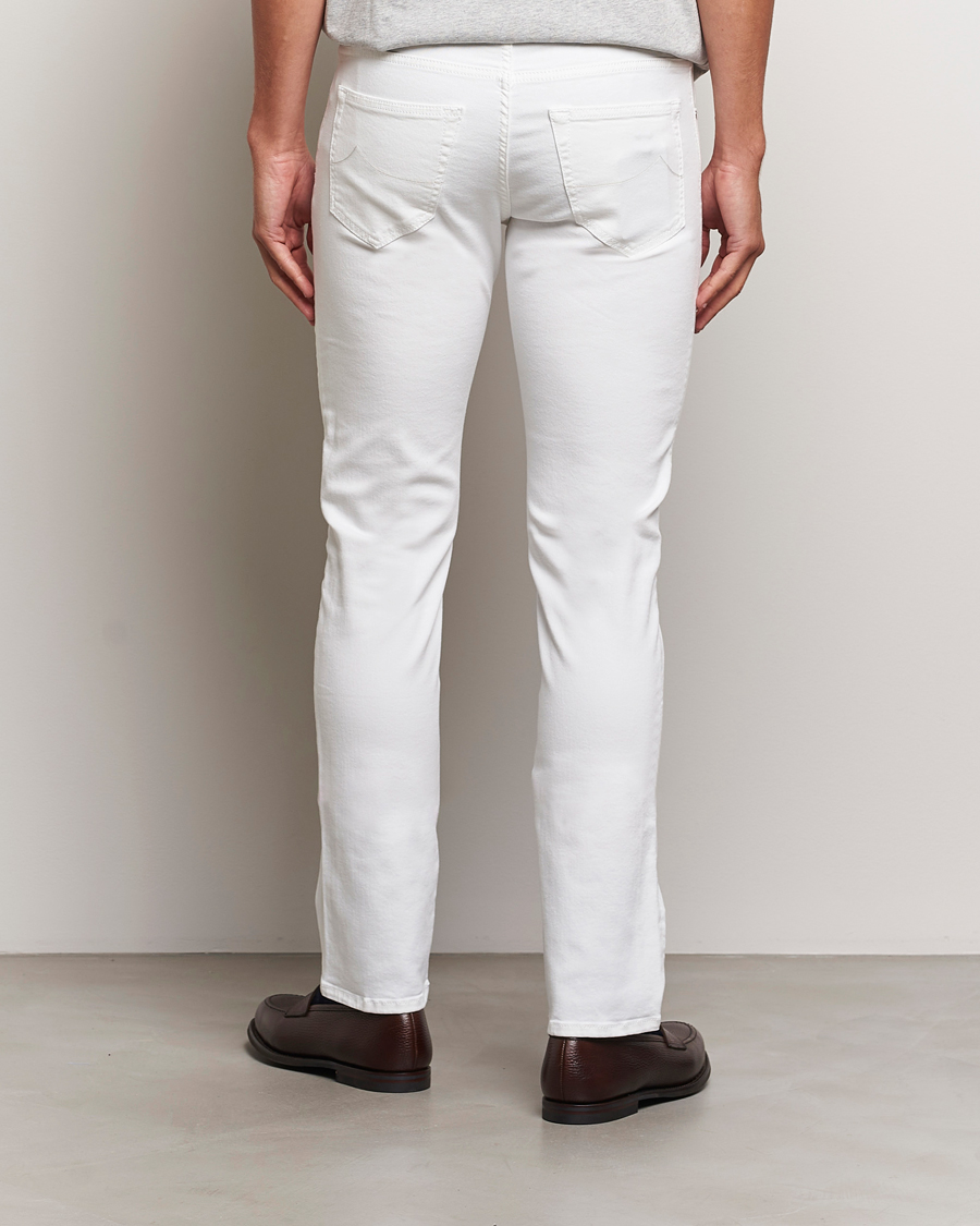 Hombres | Vaqueros | Jacob Cohën | Nick Slim Fit Streatch Jeans White
