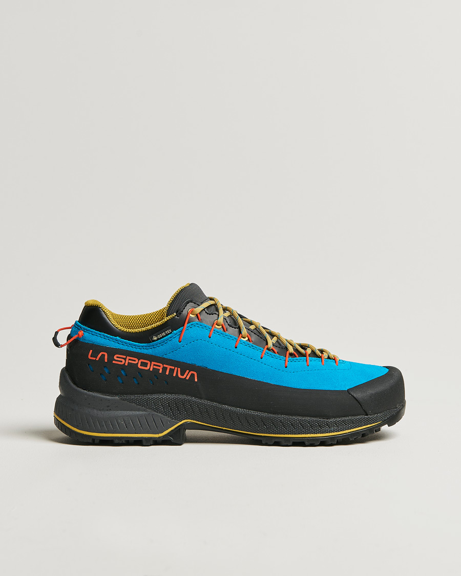 Hombres | La Sportiva TX4 Evo GTX Hiking Shoes Tropic Blue/Bamboo | La Sportiva | TX4 Evo GTX Hiking Shoes Tropic Blue/Bamboo