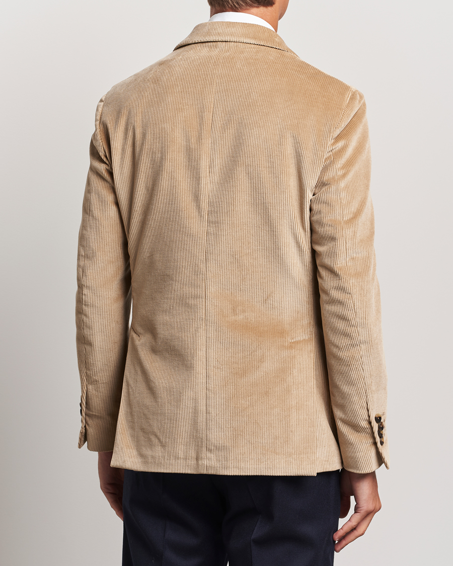 Hombres | Blazers | Lardini | Corduroy Blazer Beige