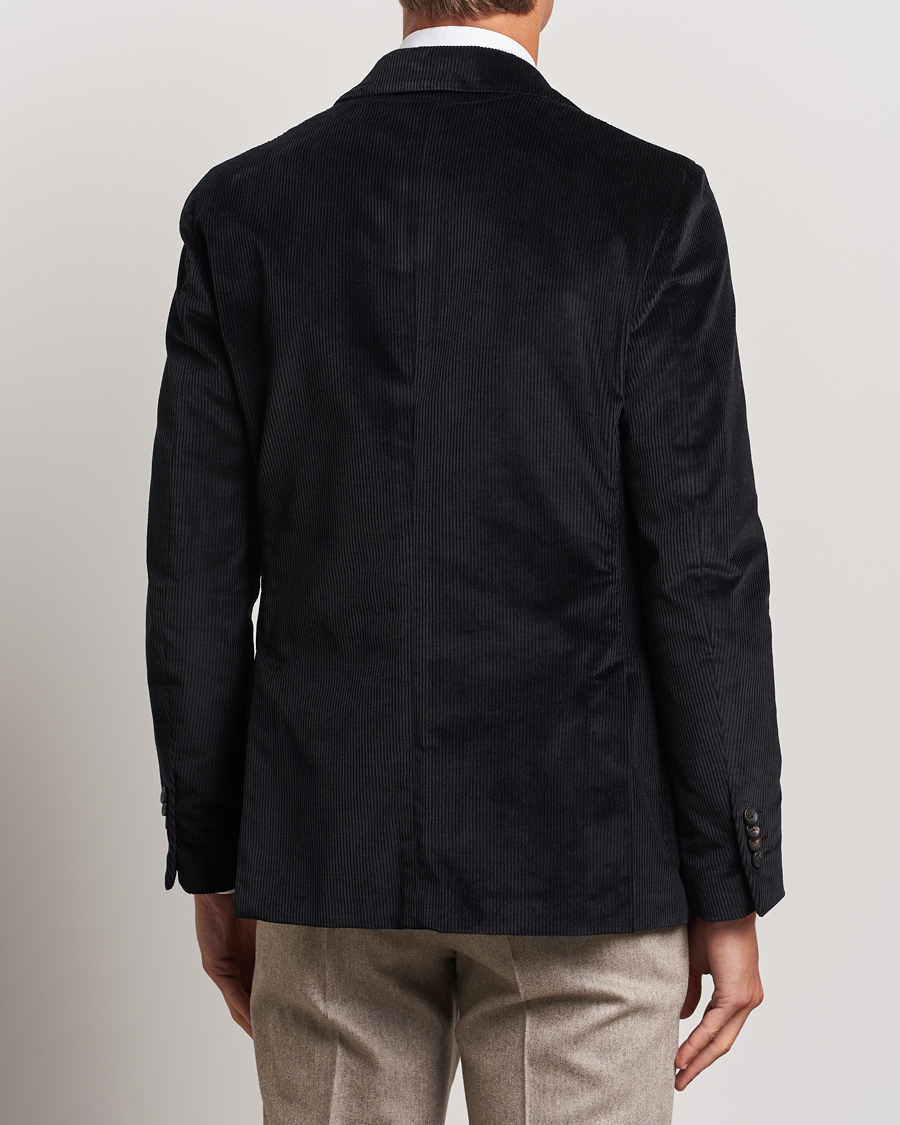 Hombres | Blazers | Lardini | Corduroy Blazer Black