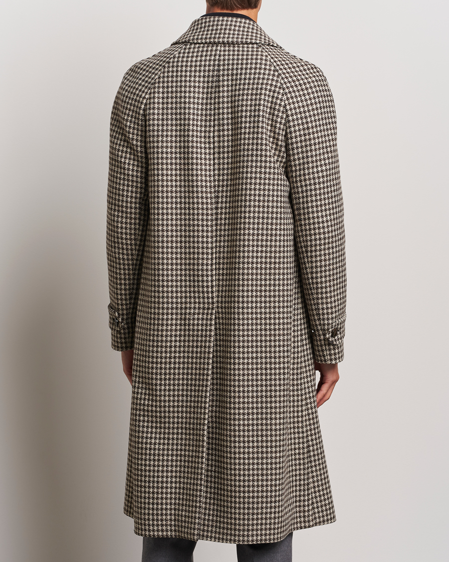 Hombres | Abrigos y chaquetas | Lardini | Houndstooth Wool/Cashmere Coat Brown