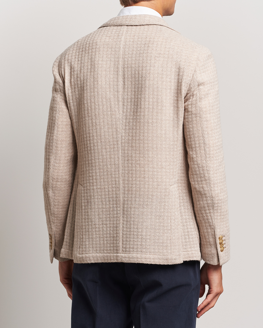 Hombres | Blazers | L.B.M. 1911 | Knitted Punto Wool Structure Blazer Camel