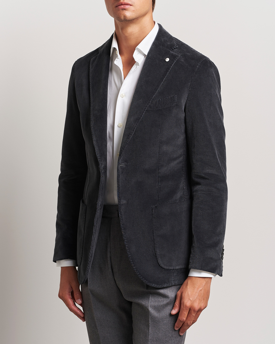 Hombres | Blazers | L.B.M. 1911 | Jack Corduroy Blazer Grey