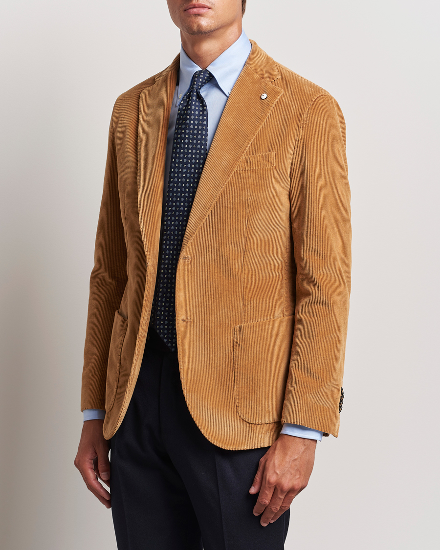 Hombres | Blazers | L.B.M. 1911 | Jack Corduroy Blazer Light Brown