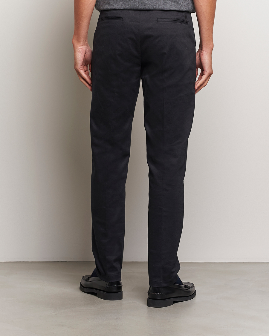 Hombres | Pantalones | LES DEUX | Como Reg Cotton Pants Black