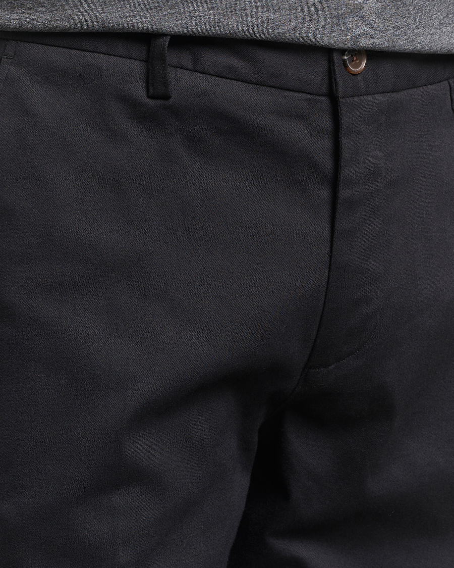 Hombres | Pantalones | LES DEUX | Como Reg Cotton Pants Black