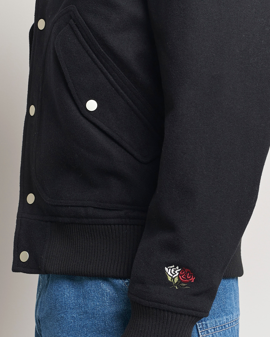 Hombres | Abrigos y chaquetas | LES DEUX | Rhett Varsity Jacket Black