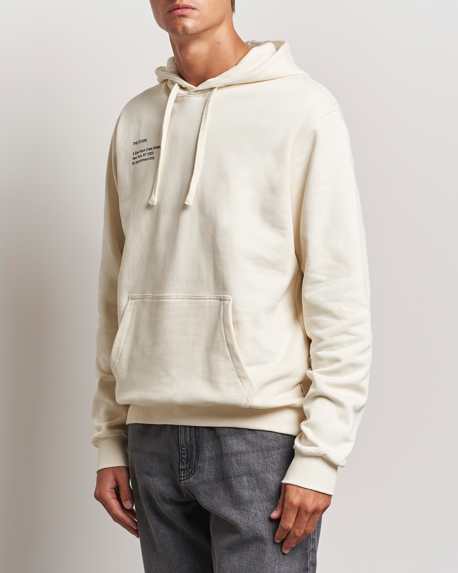 Hombres | Jerséis y prendas de punto | LES DEUX | Neighborhood Hoodie Ivory/Black