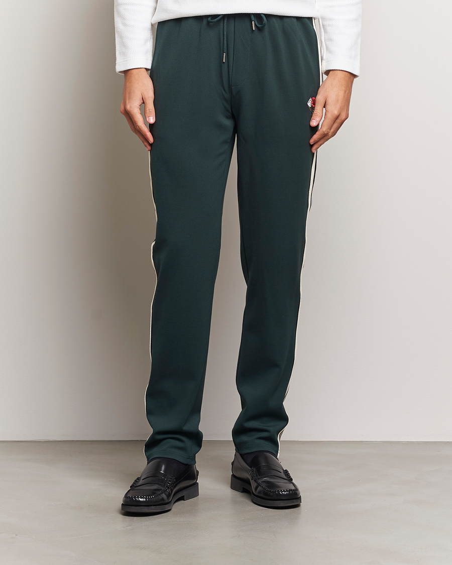 Hombres | Pantalones | LES DEUX | Sterling Track Pants 2.0 Pine Green/Ivory