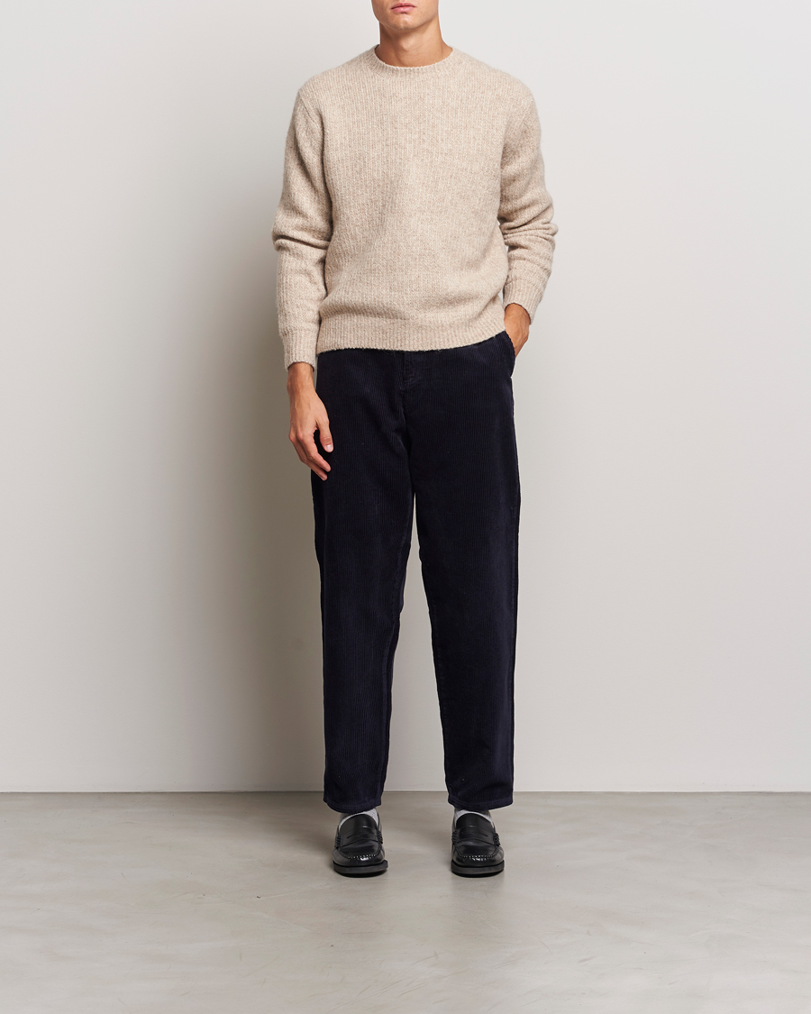 Hombres | Pantalones | LES DEUX | Kody Heavy Corduroy Pants Dark Navy