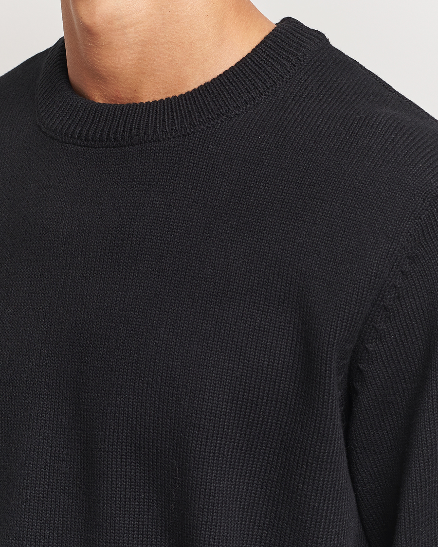 Hombres | Jerséis y prendas de punto | LES DEUX | Gary Cotton Knit 2.0 Black