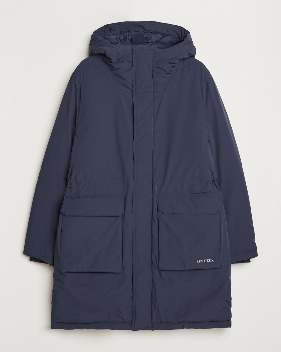 Hombres | Abrigos y chaquetas | LES DEUX | Channing Padded Parka Coat Dark Navy