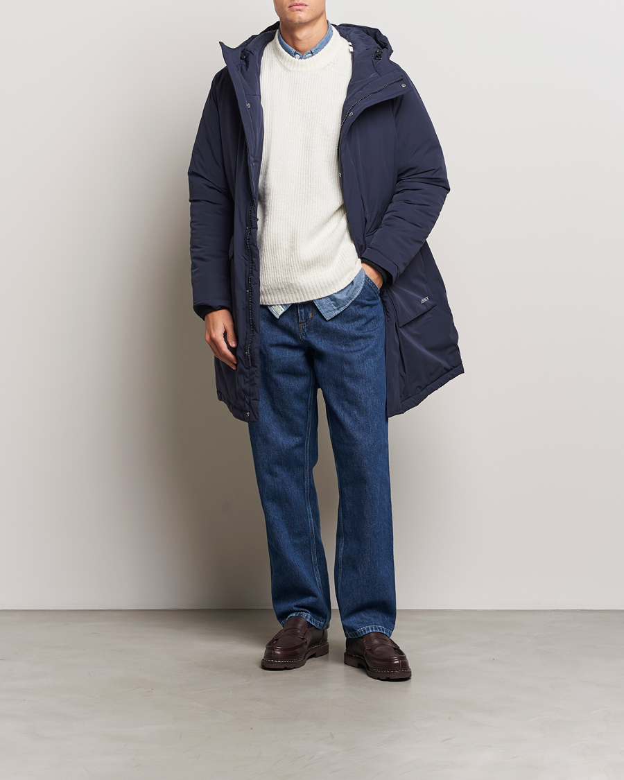 Hombres | Abrigos y chaquetas | LES DEUX | Channing Padded Parka Coat Dark Navy